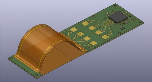 Precision-engineered 77GHz automotive radar PCB using Rogers low-loss materials for ADAS applications