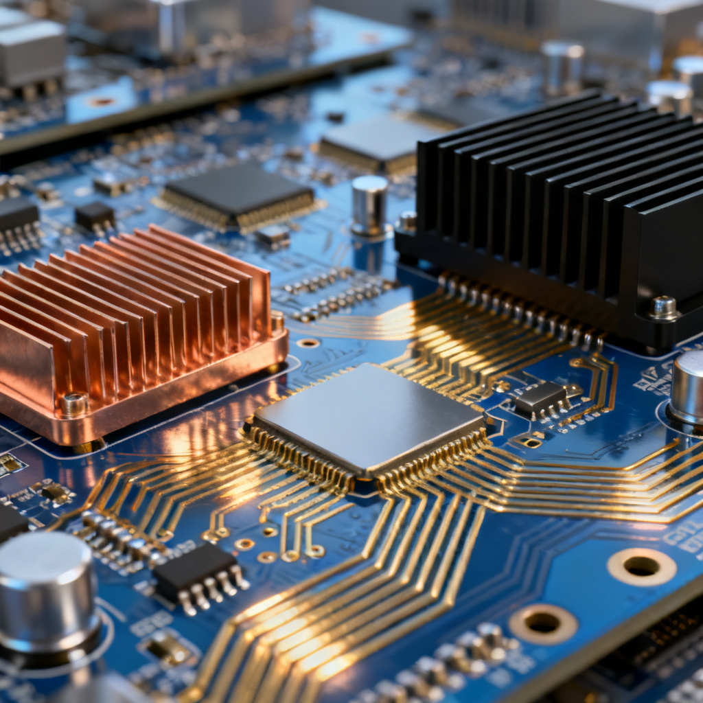Automotive High-Tg FR4 PCB used in EV power module for heat and vibration