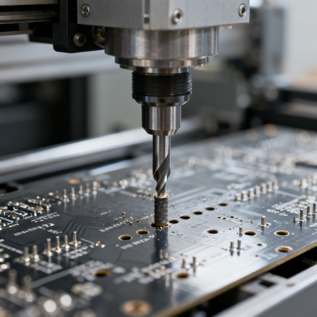 Back-drilling CNC machine for high-speed backplane PCB via stub removal
