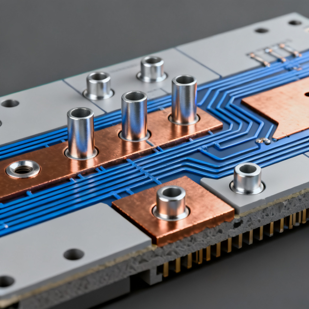 Back-drilling via management technique for hybrid PCB stackups