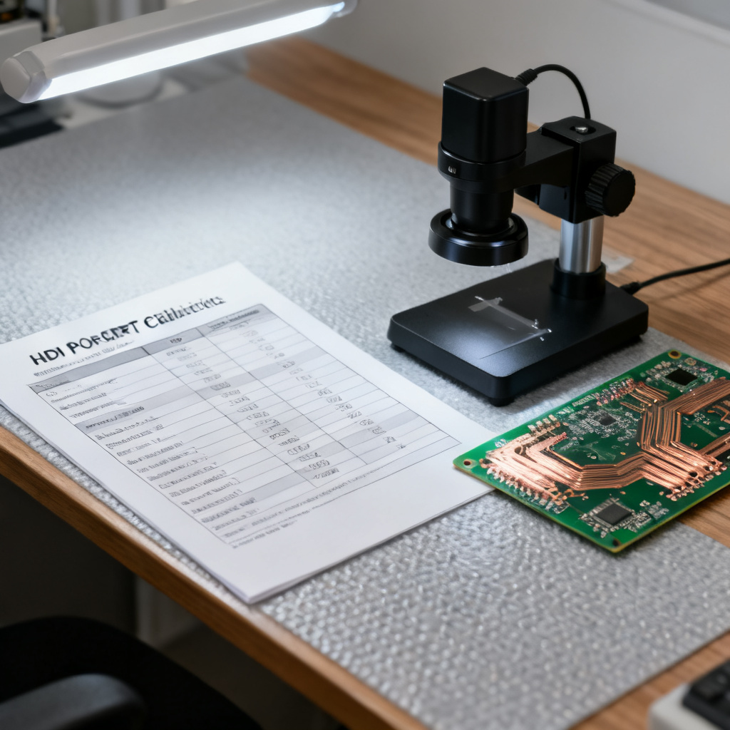 HDI PCB engineer checklist for microvia reliability specification and testing