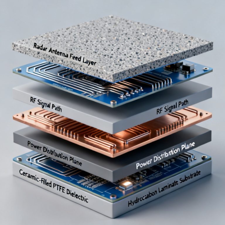 Phase Stable PCB Materials Low Dk Shift for Radar Systems