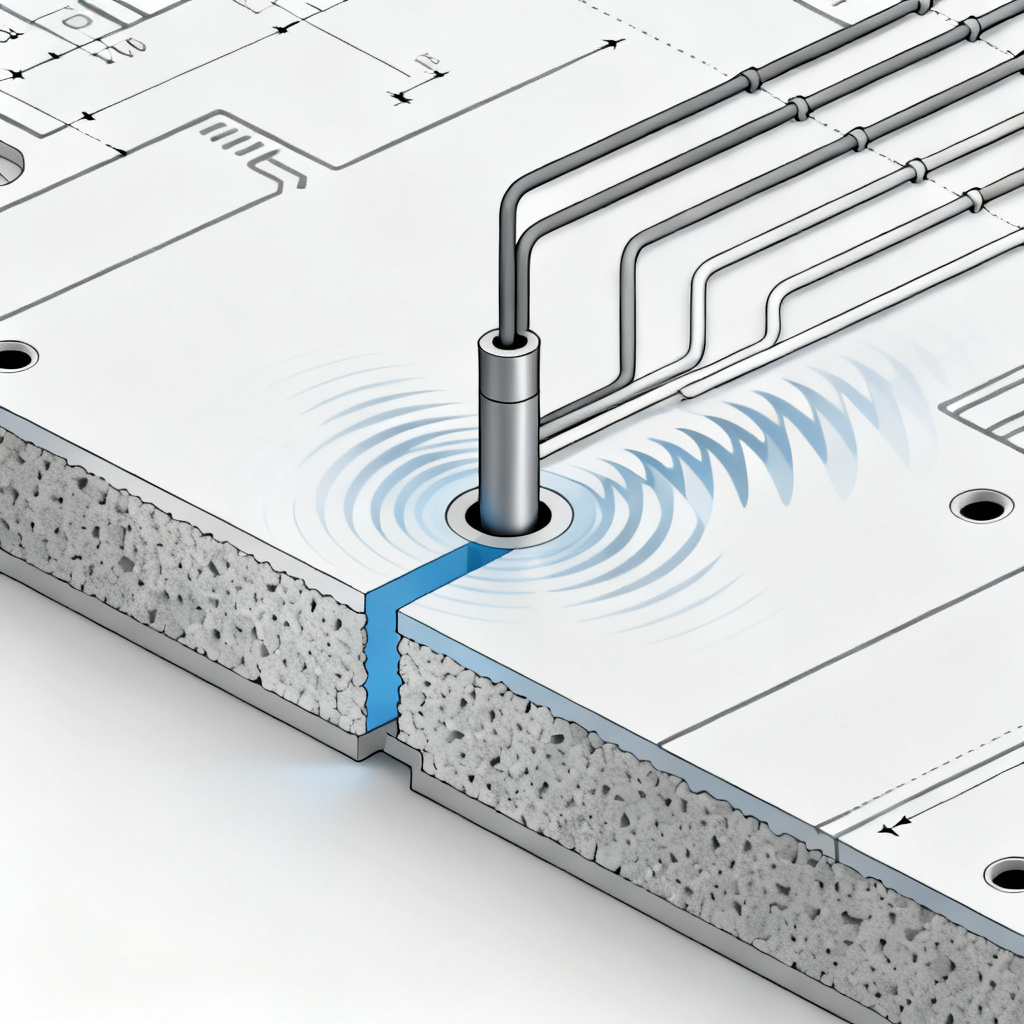 Via stub resonance causing signal degradation in high-speed PCB designs